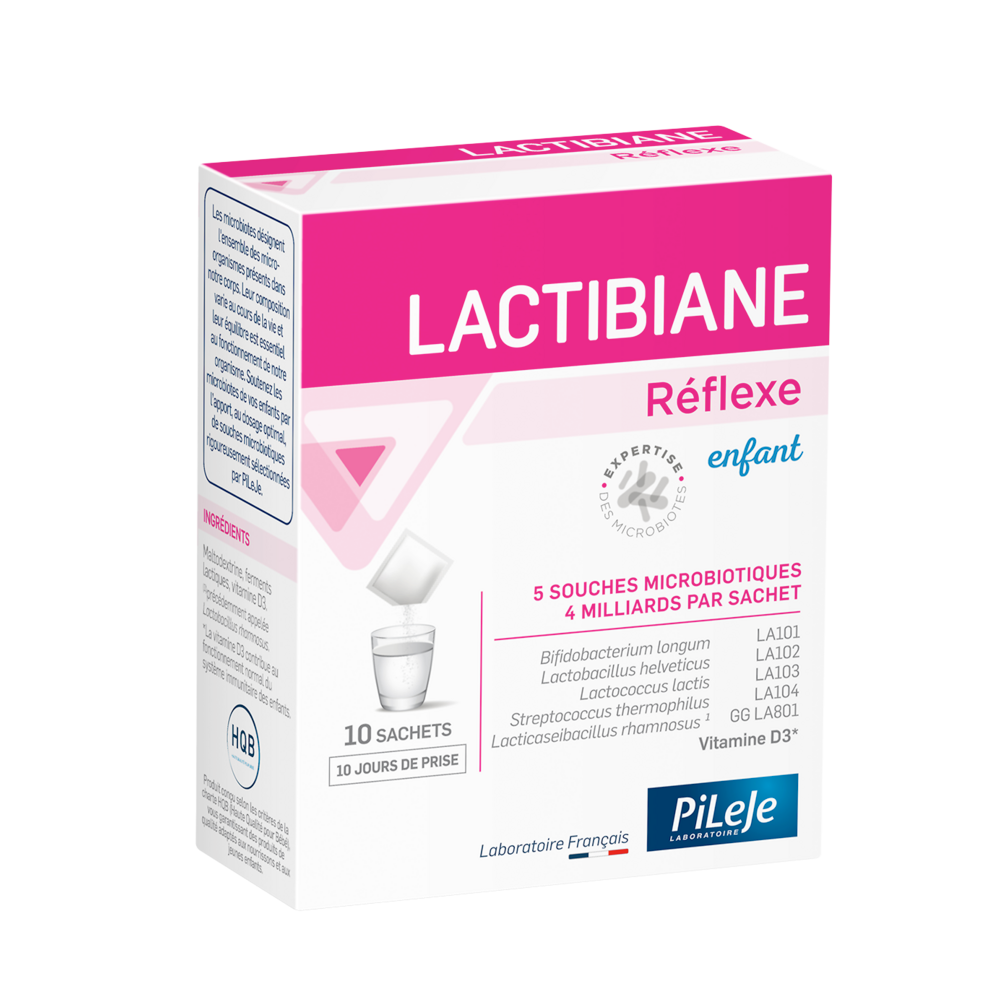 Pileje Lactibiane Reflejo infantil 10 sobres