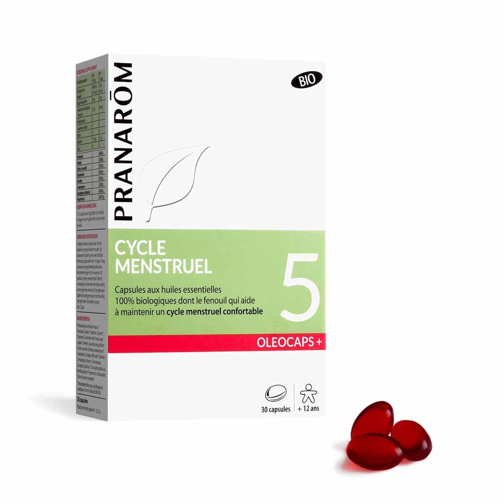Pranarôm Oléocaps N°5 Ciclo Menstrual Bio 30 Oleocaps+ cápsulas