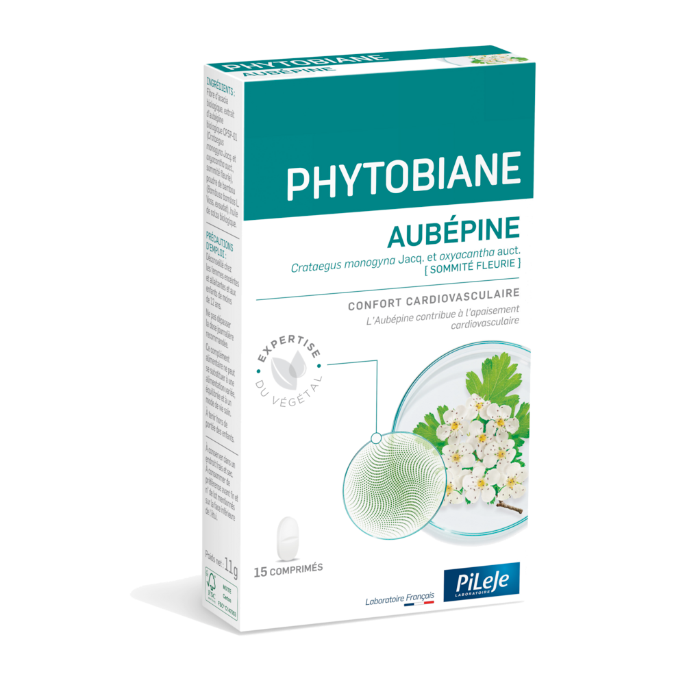 Pileje Phytobiane Espino blanco confort cardiovascular 15 comprimidos