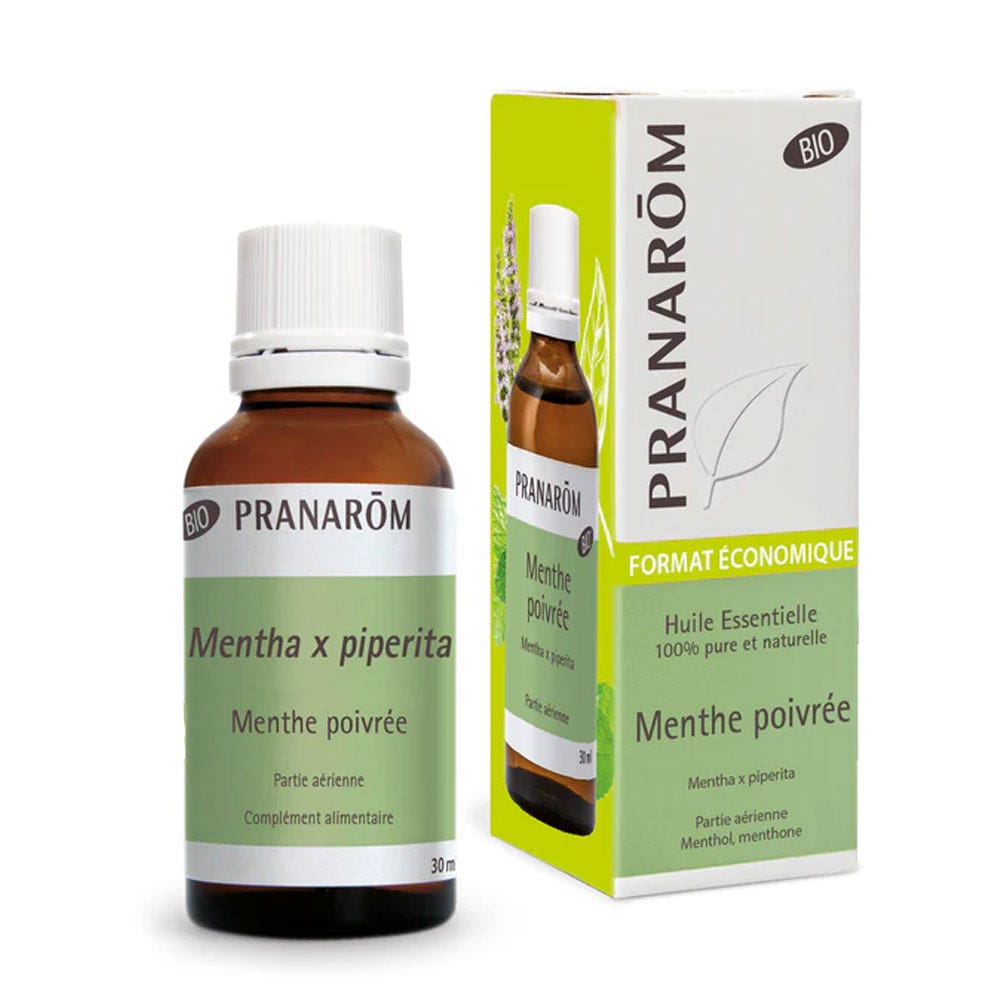 Pranarôm Aceites Esenciales Aceite Esencial De Menta Piperita Bio 30ml
