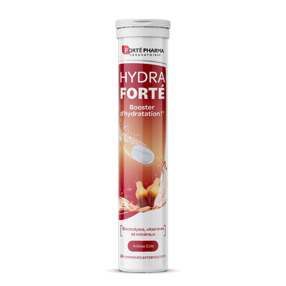 Forté Pharma Hydra Forté Refuerzo de hidratación sabor cola 24 comprimidos efervescentes