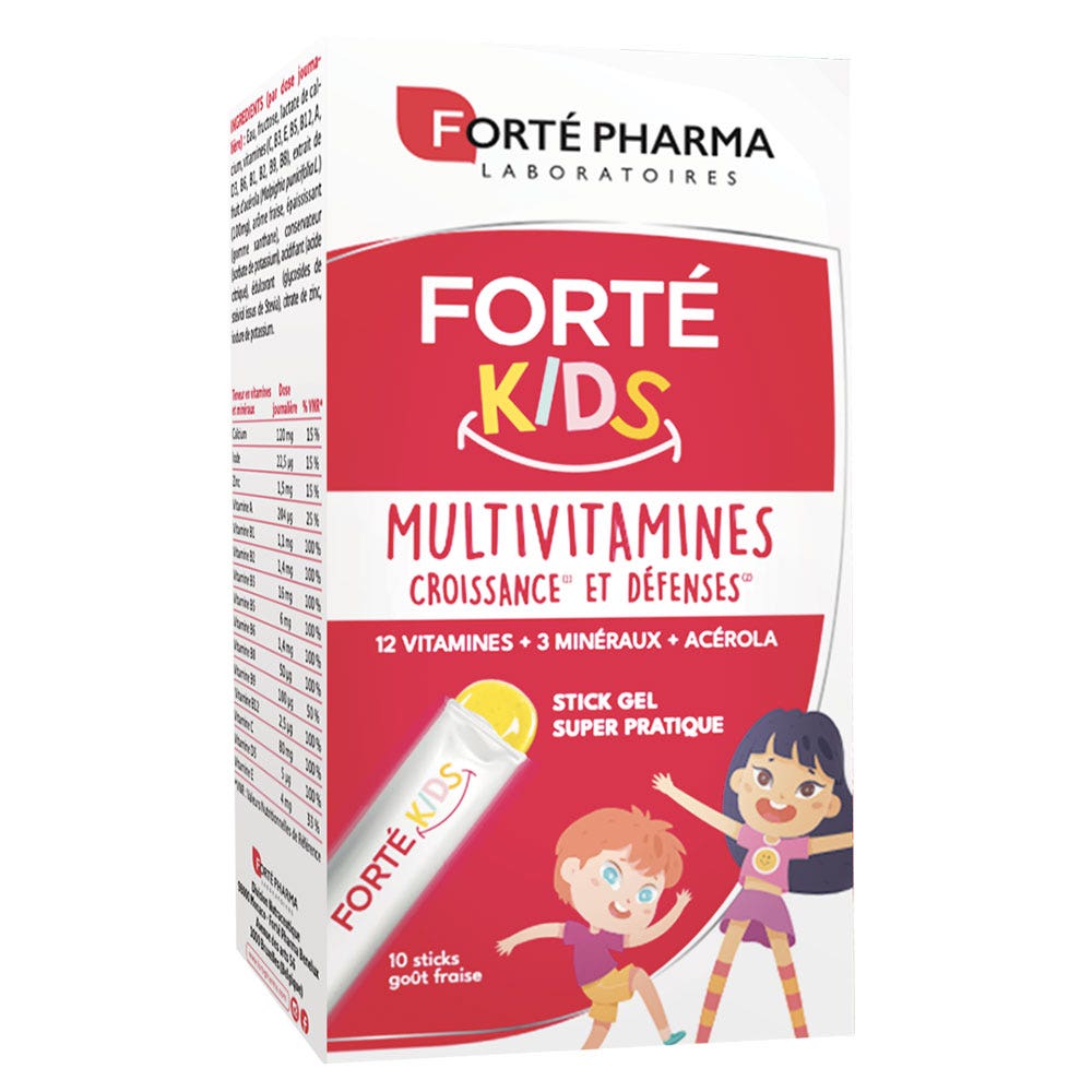 Forté Pharma Forté Kids Multivitaminas 10 sticks