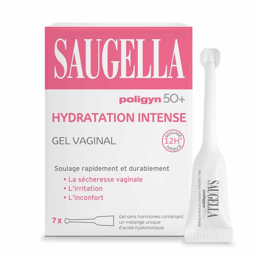 Saugella Poligyn Gel vaginal hidratación intensa 50+ 7 x 4