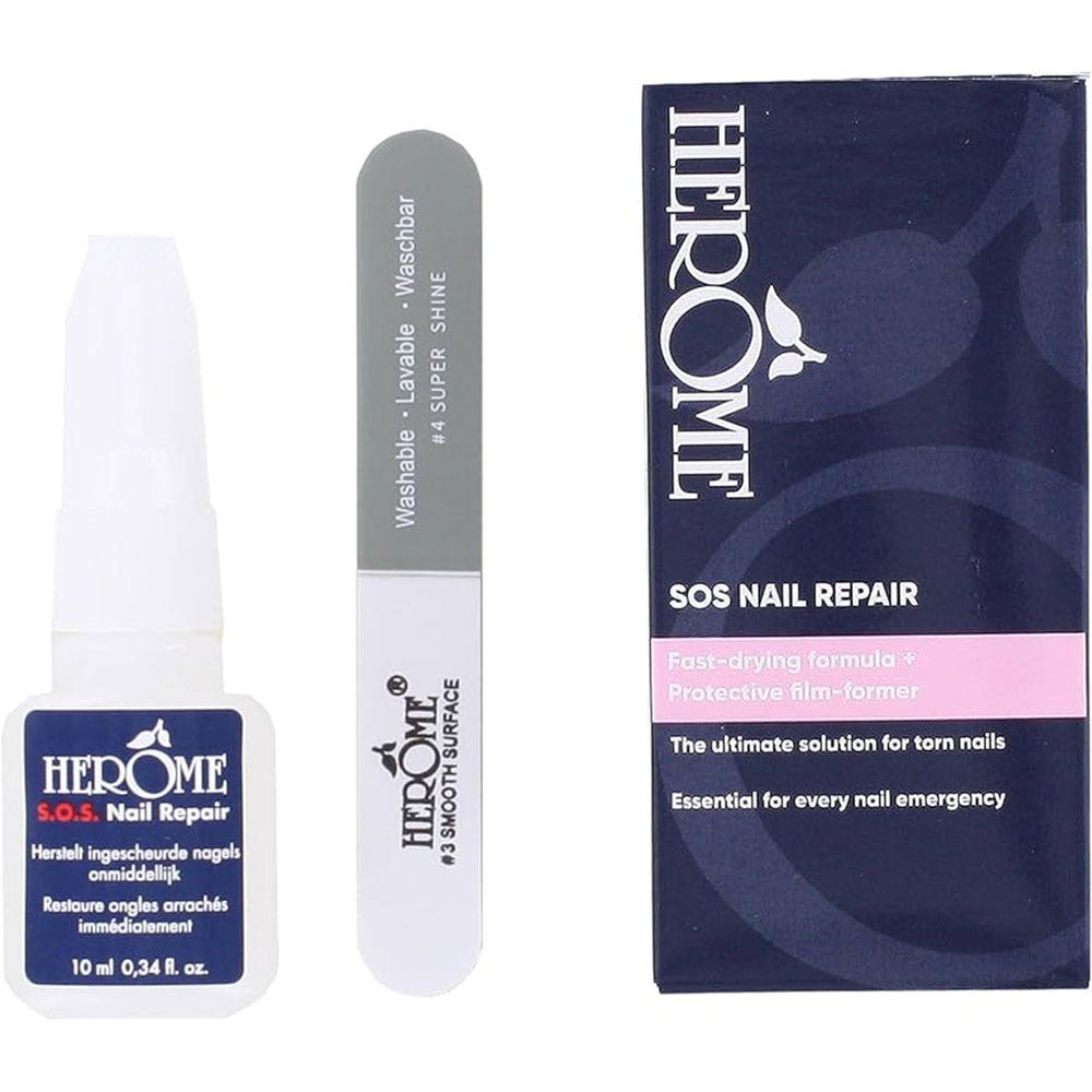 Herome Pegamento para uñas y lima mini 10 ml