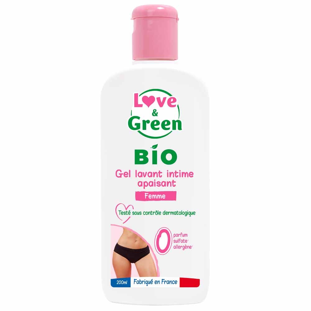 Love&Green Gel limpiador íntimo calmante 200 ml