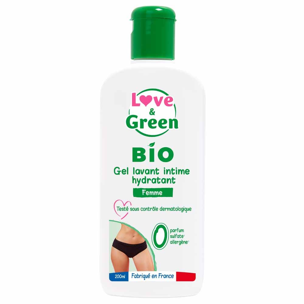 Love&Green Gel Limpiador Íntimo Hidratante Crema hidratante 200 ml