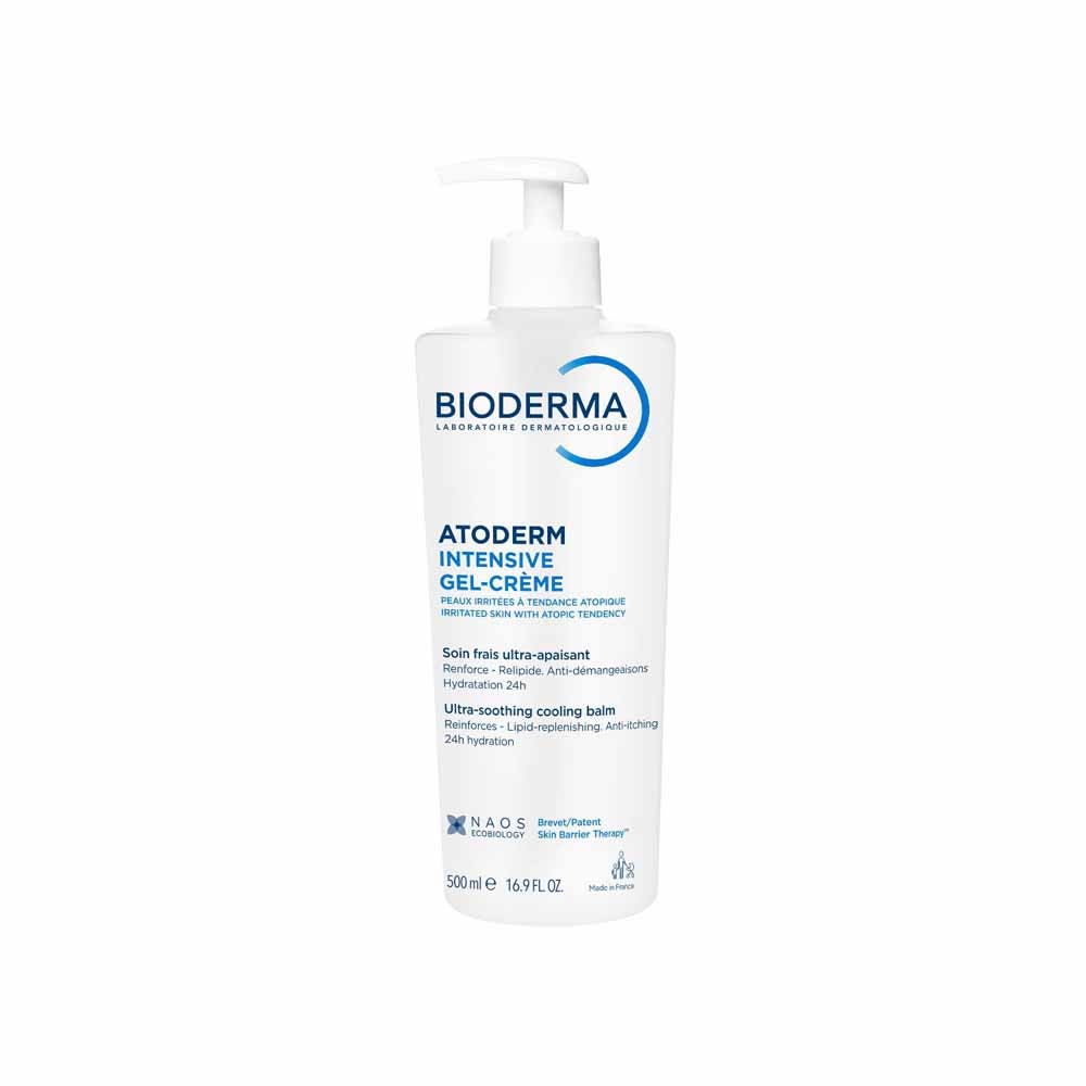 Bioderma Atoderm Intensive Gel-Crema Fresca Ultra Calmante Pieles irritadas con tendencia atópica 500ml