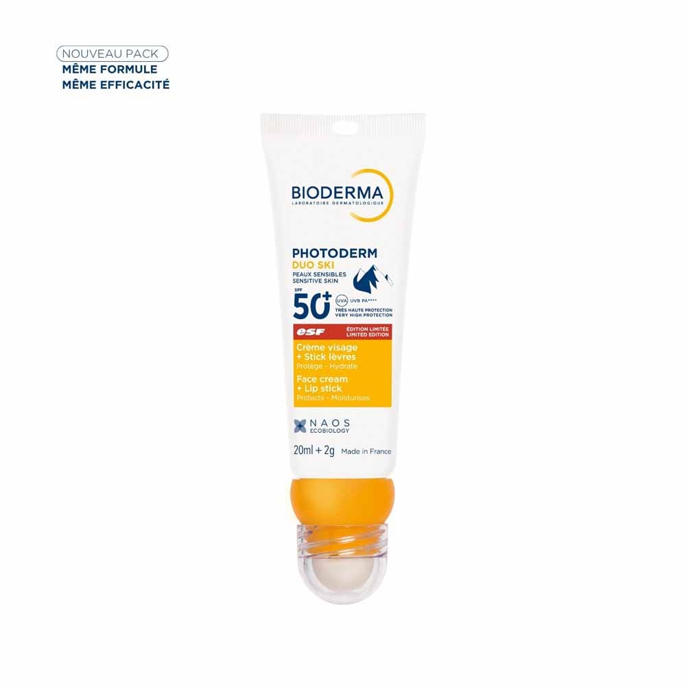 Bioderma Photoderm Ski Crema & Stick Spf50+ Duo Ski Peaux Sensibles 20ml
