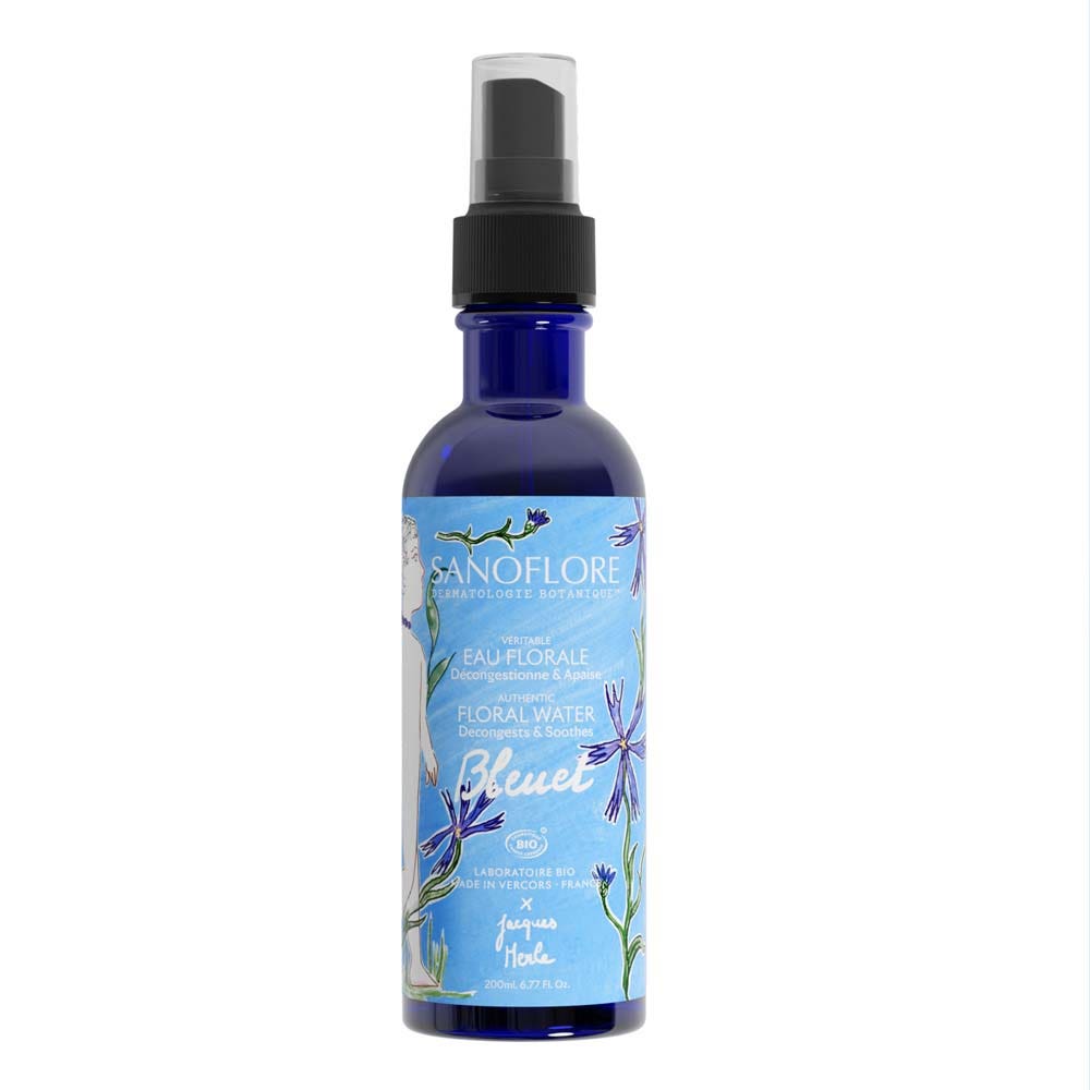Sanoflore Verdaderas Aguas Florales Agua Floral Aciano Bio 200ml Décongestionne & Apaise 200ml