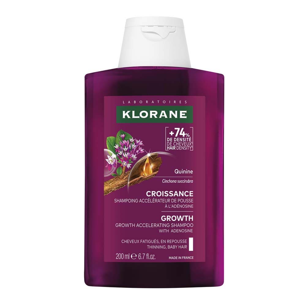 Klorane Quinina Champú acelerador del crecimiento capilar 200 ml