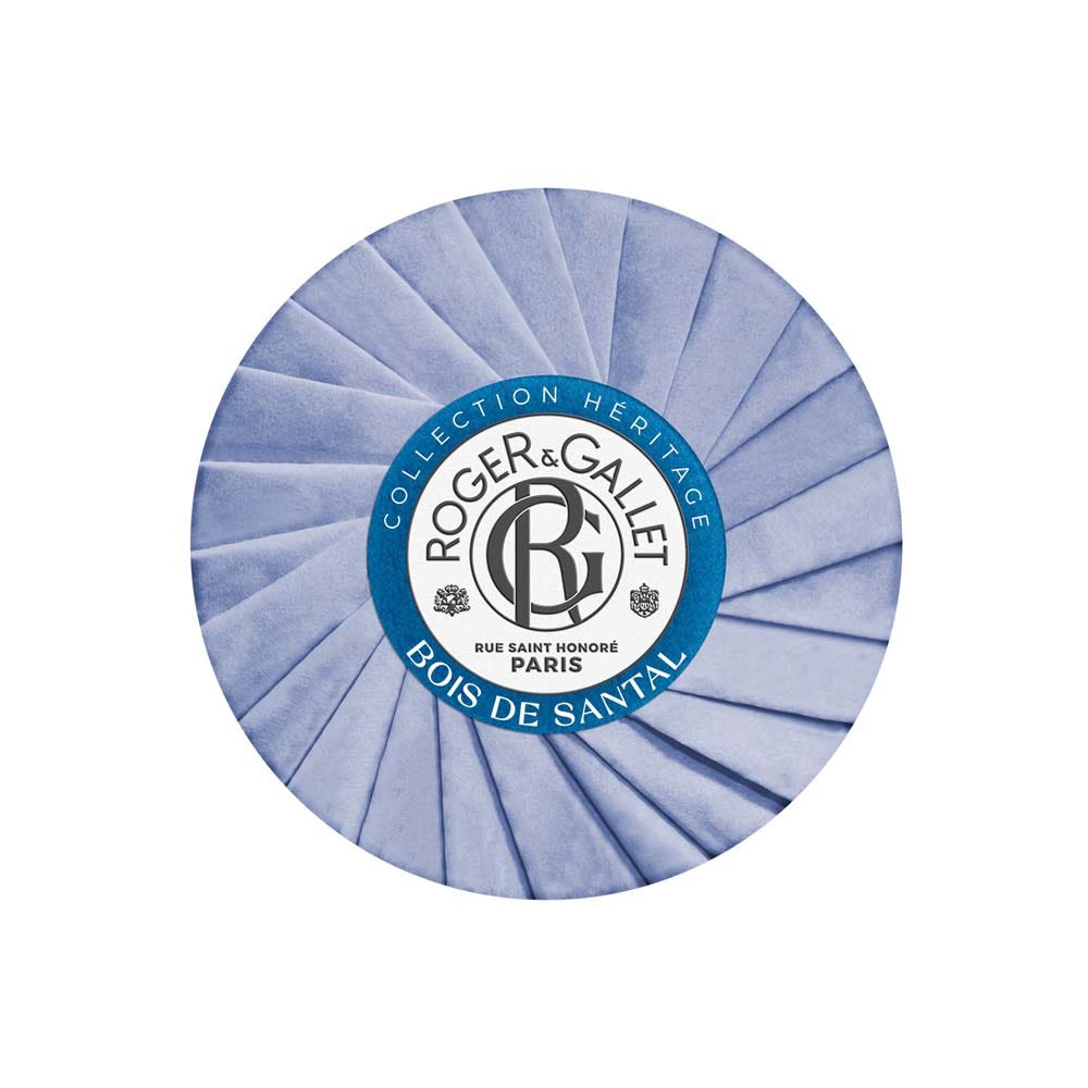 Roger & Gallet Bois de Santal Jabón redondo bienestar base vegetal 100g