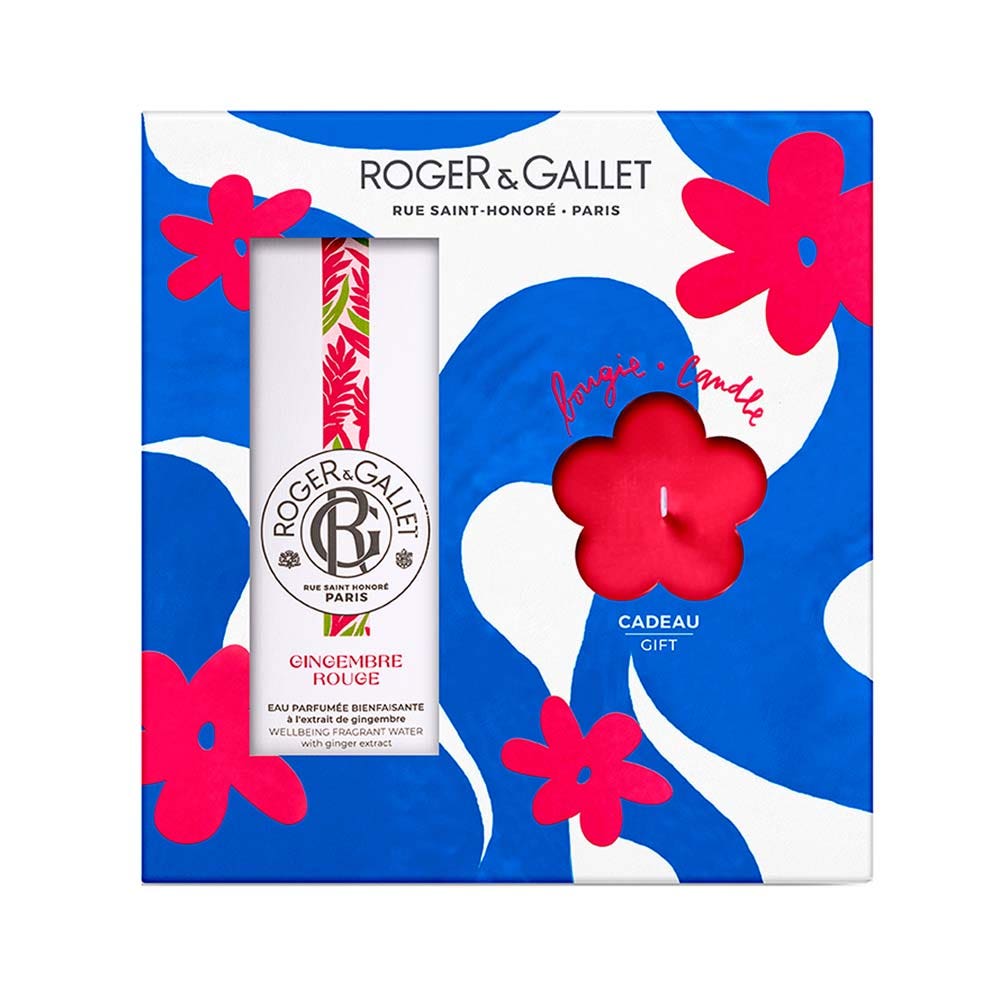 Roger & Gallet Gingembre Rouge Cofre Agua Perfumada bienestar 200 g