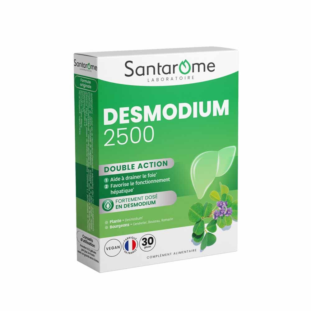Santarome Desmodium 2500 Détoxifiant du Foie 30 Cápsulas