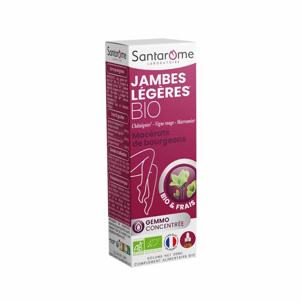 Santarome Gemmo Complejo Piernas Ligeras Bio Gémmothérapie 30ml