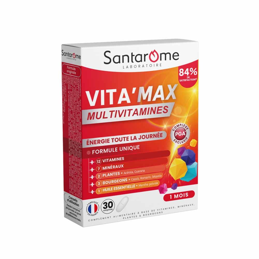 Santarome Vita'max Multivitaminas A partir de 12 años 30 comprimidos