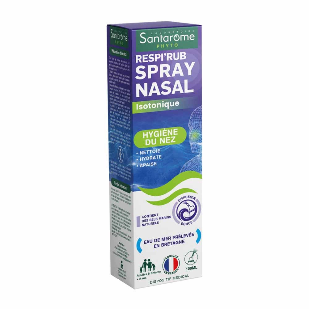 Santarome Respi'Rub Spray nasal isotónico Higiene nasal 100 ml
