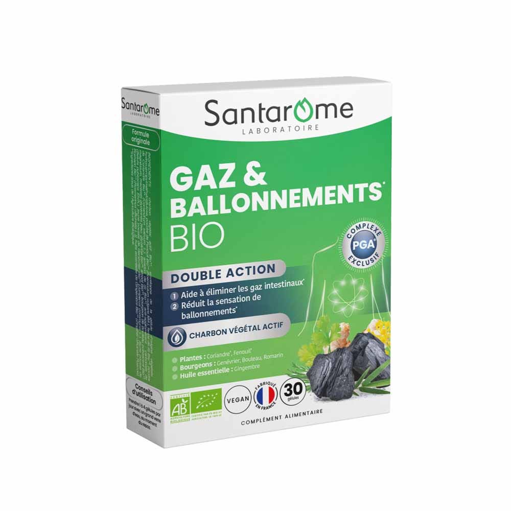 Santarome Expert Digest Gases e hinchazón doble acción 30 cápsulas