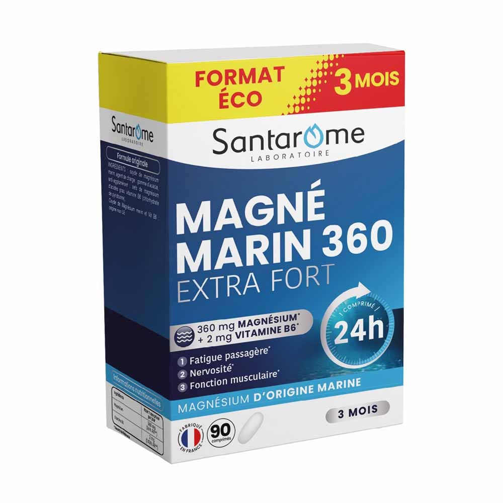 Santarome Magné Marin 360 fórmula extra fuerte 90 comprimidos