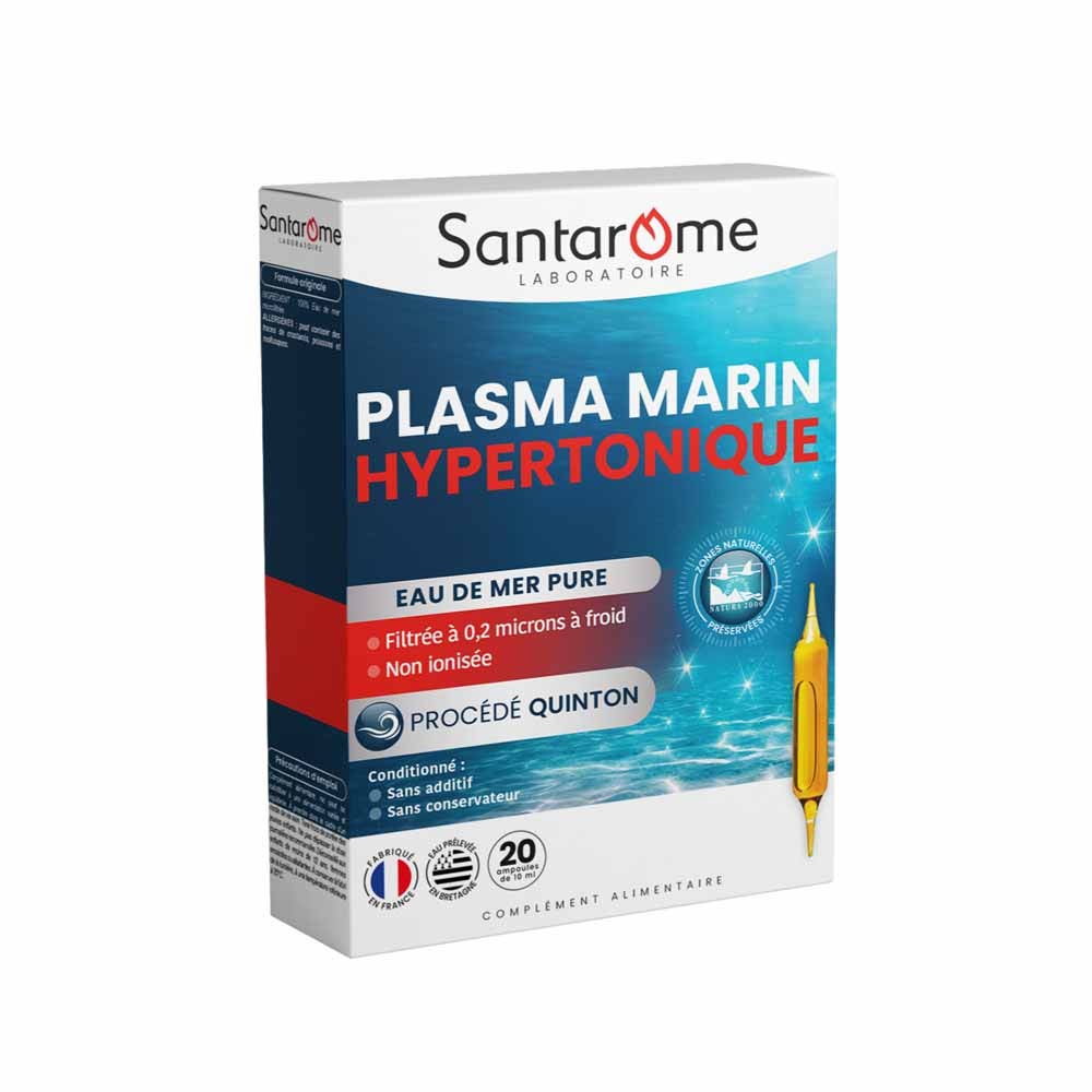 Santarome Plasma marino hipertónico 20 ampollas