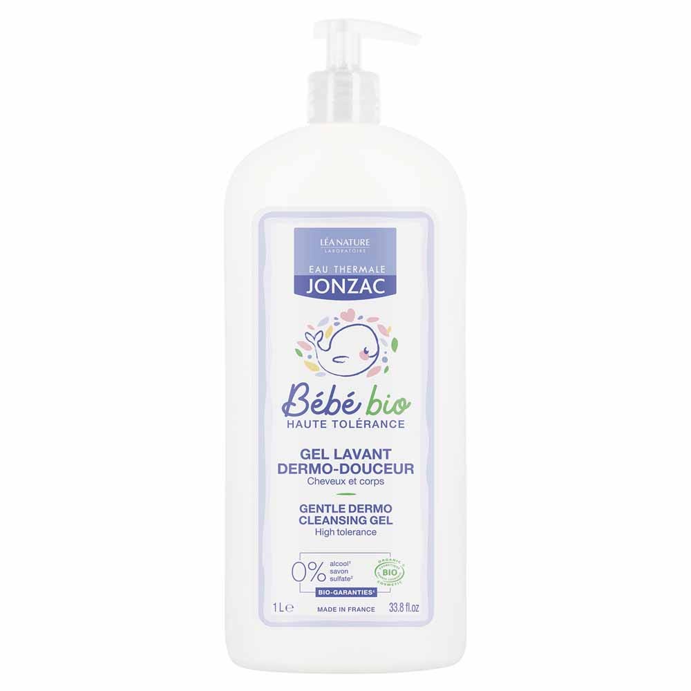 Eau thermale Jonzac Bebé Gel lavante dermo suavidad bio bebé cabello y cuerpo 1l
