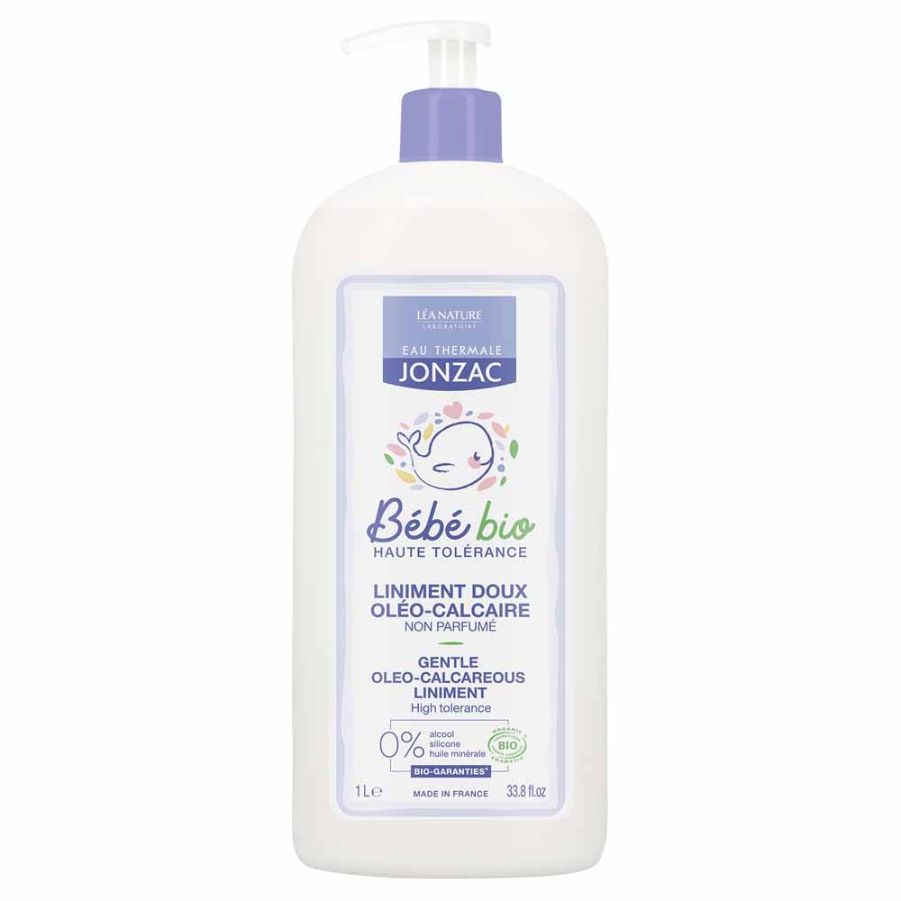 Eau thermale Jonzac Bebé Liniment suave oleocalcáreo especial culpa bio bebé 1l