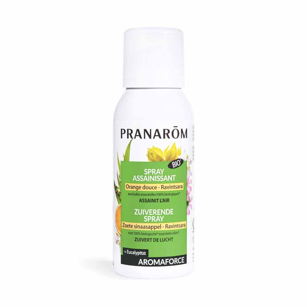 Pranarôm Aromaforce Spray Saneamiento Naranja Dulce - Ravintsara Bio 75 ml
