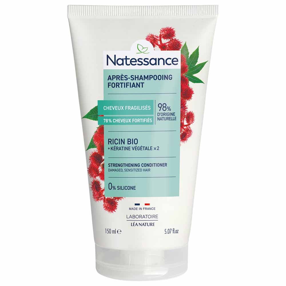 Natessance Capilar Acondicionador fortificante con ricino bio 150 ml