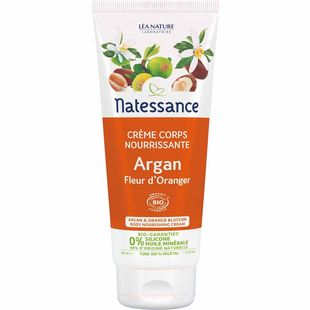 Natessance Argan Crema Corporal Flor De Naranjo Bio 200 ml