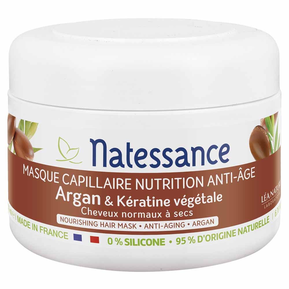 Natessance Capilar Mascarilla con queratina vegetal 200 ml