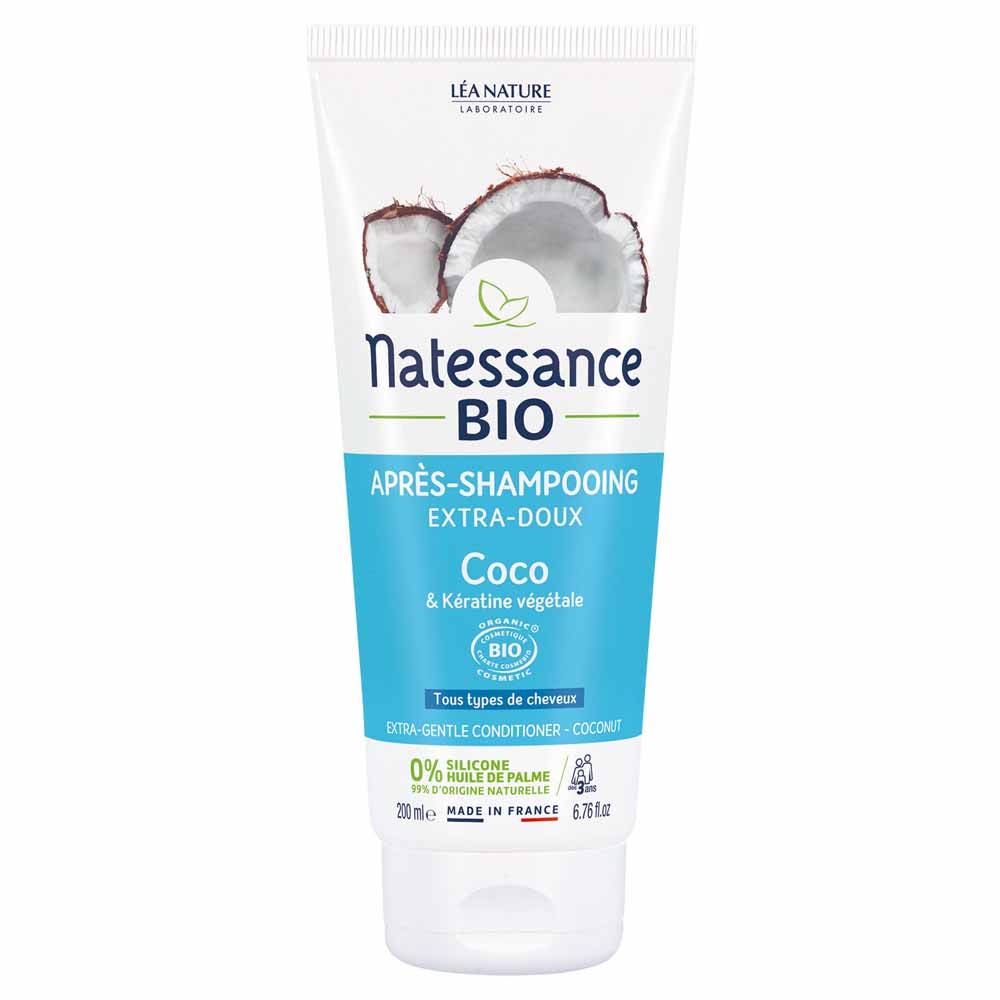 Natessance Capilar Acondicionador extra suave bio y con queratina vegetal bio 200 ml
