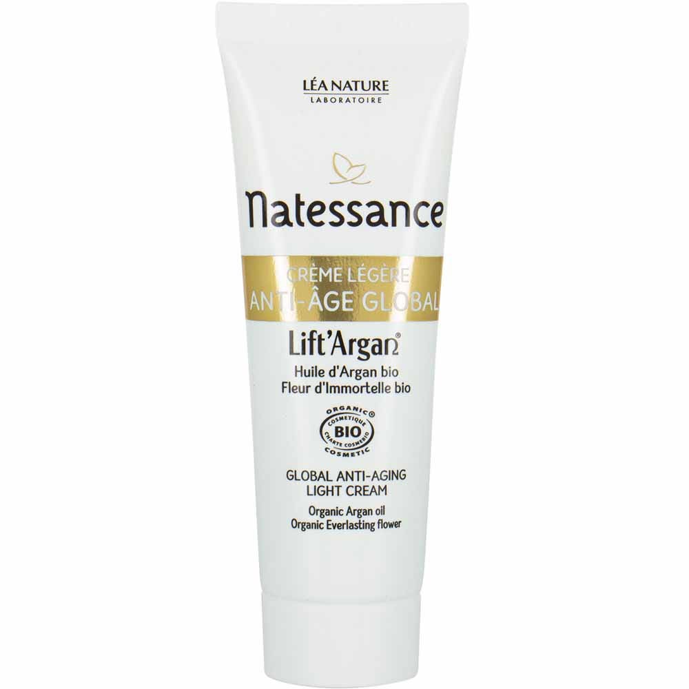 Natessance Lift'Argan Crema ligera antiedad global Lift'argan bio 50 ml