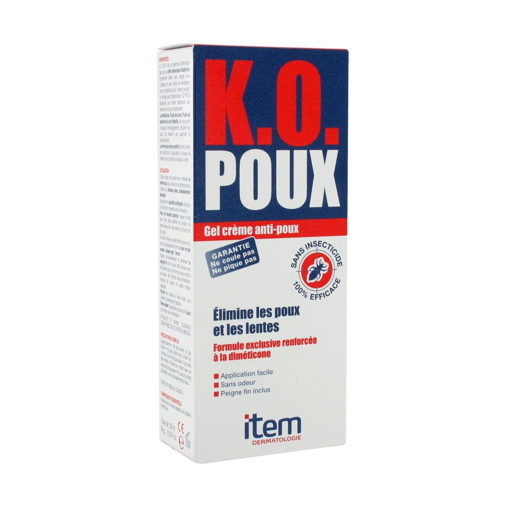 Item Dermatologie K.O. Poux gel crema antipiojos 100ml