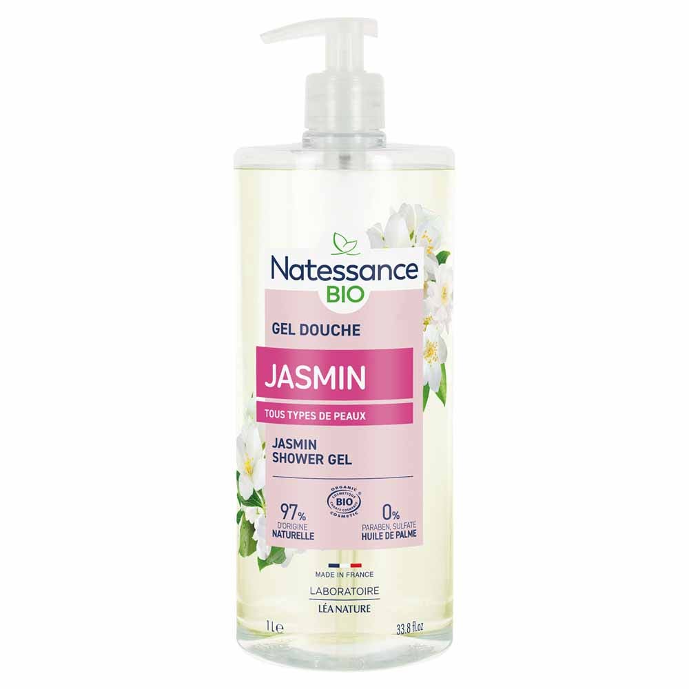 Natessance Ducha Gel de ducha jazmín floral bio 1 L