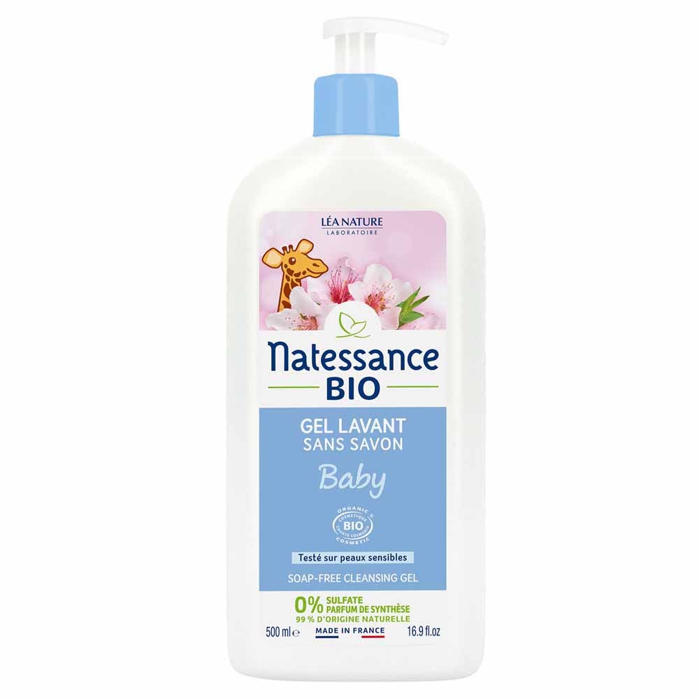Natessance Bebe Gel limpiador sin jabón bio 500 ml