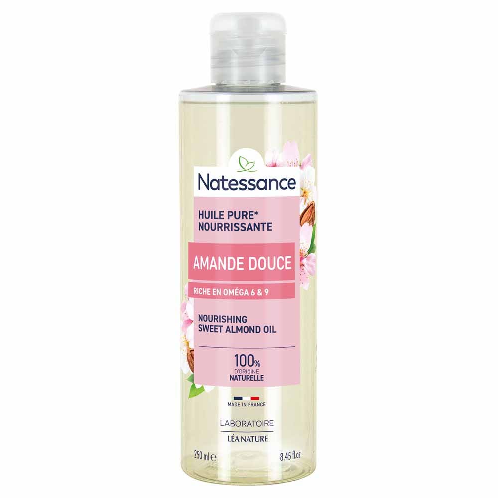 Natessance Aceite de almendras dulces 100% natural 250 ml