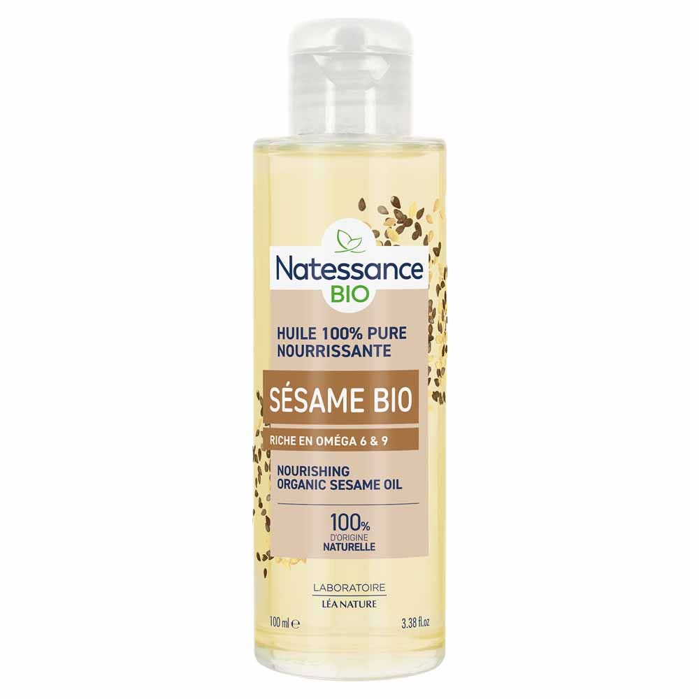 Natessance Aceite de sésamo bio aceite puro nutritivo 50 ml