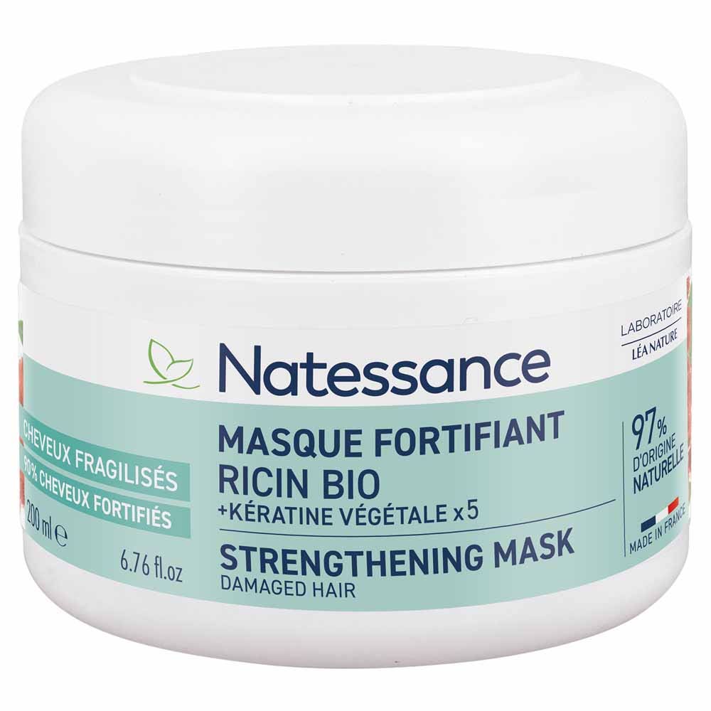 Natessance Capilar Mascarilla capilar sublimadora regenerante con aceite y queratina vegetal 200 ml