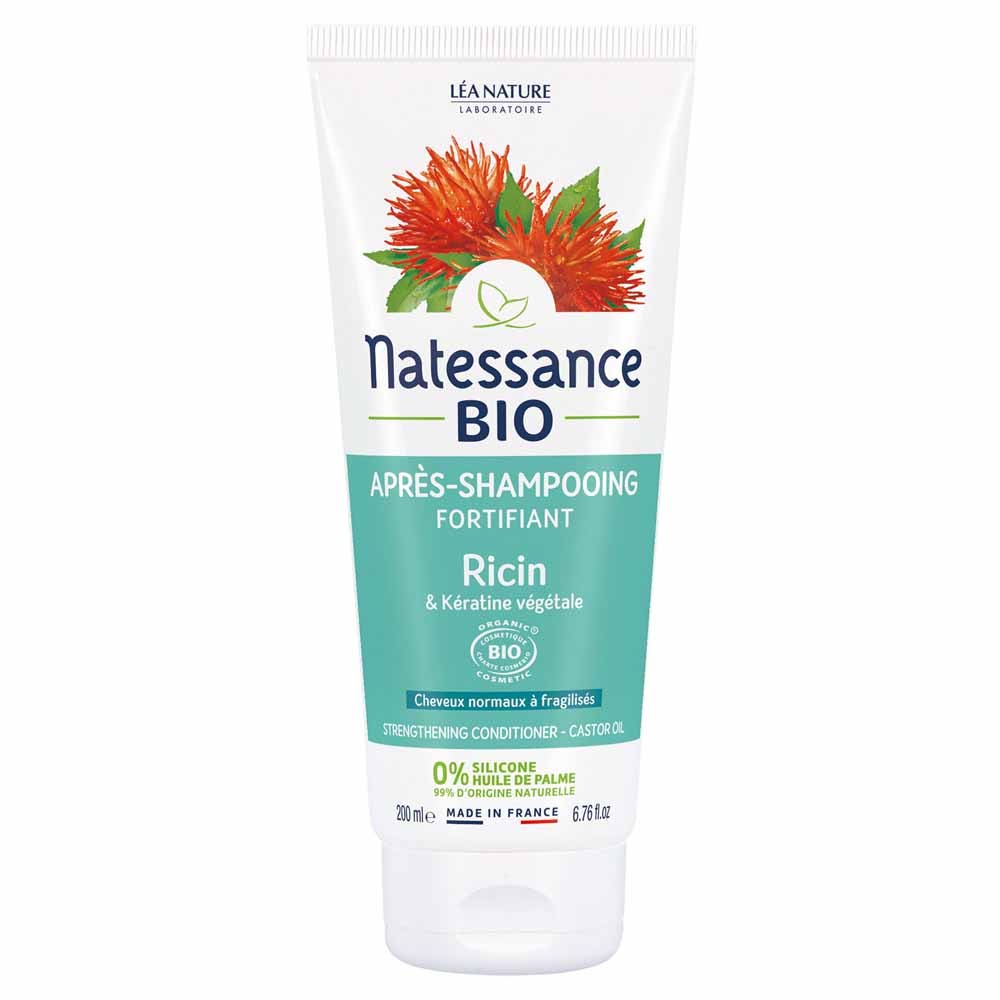 Natessance Capilar Acondicionador fortificante con aceite y queratina bio 200 ml