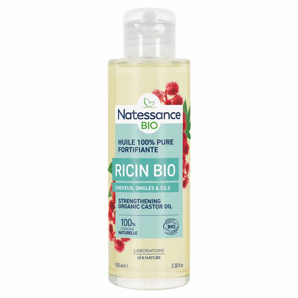 Natessance Ricino Aceite bio justo puro fortalece y regenera 100 ml