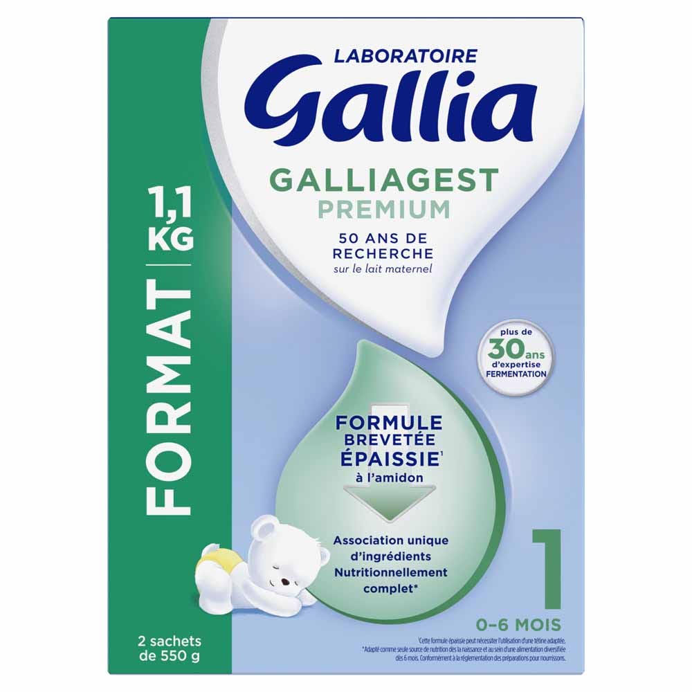 Gallia Galliagest Leche en polvo Premium 1 de 0 a 6 meses 1,1 kg
