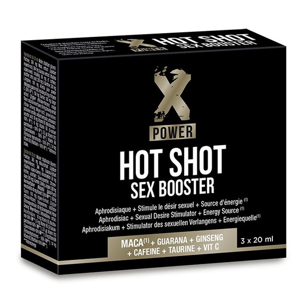 X Power Hot Shot Sex Booster 3 x 20 ml