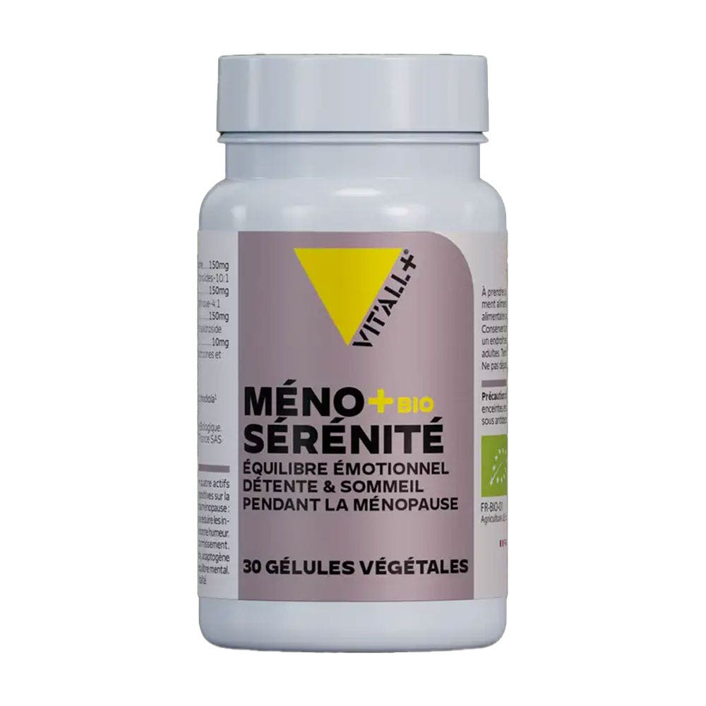 Vit'All+ Méno+ serenidad bio Equilibrio emocional 30 cápsulas