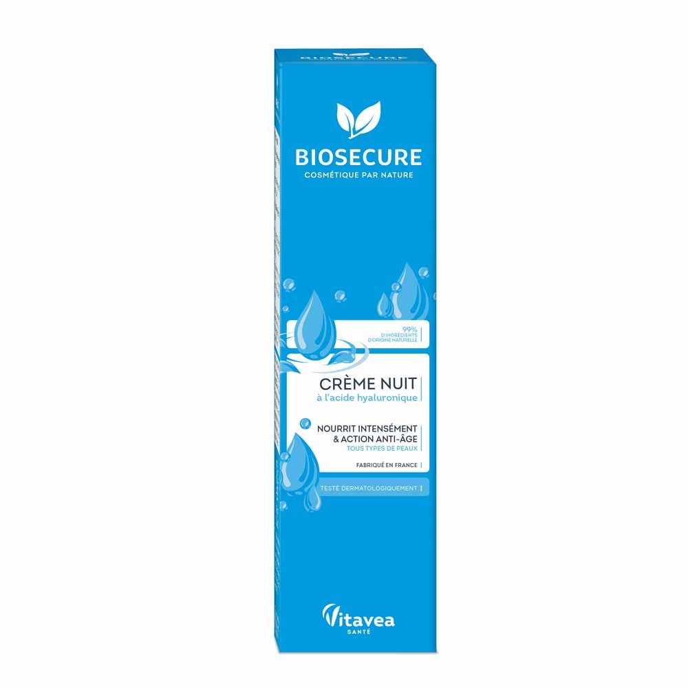Bio Secure Crema noche ácido hialurónico tous types de peau 50 ml