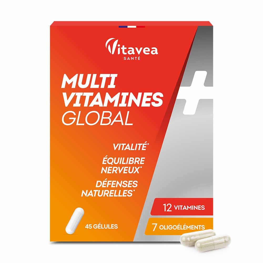 Vitavea Santé Multivitaminas global estrés y vitalidad 45 cápsulas