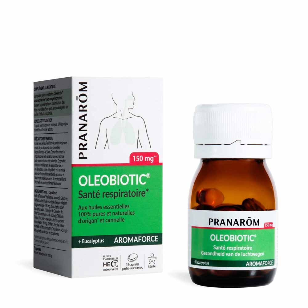 Pranarôm Aromaforce Oleobiótico Salud respiratoria 15 Caspules