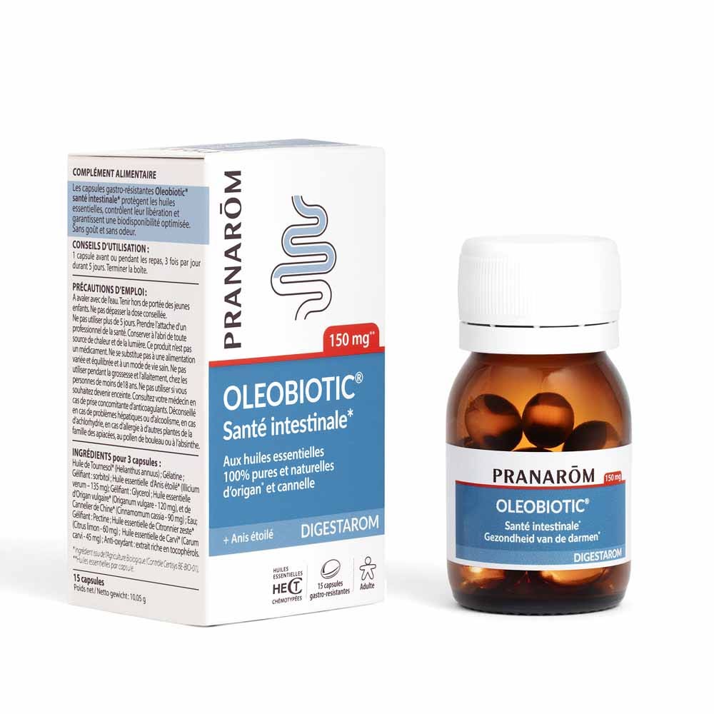 Pranarôm Digestarom Oleobiótico Salud intestinal 15 Caspules
