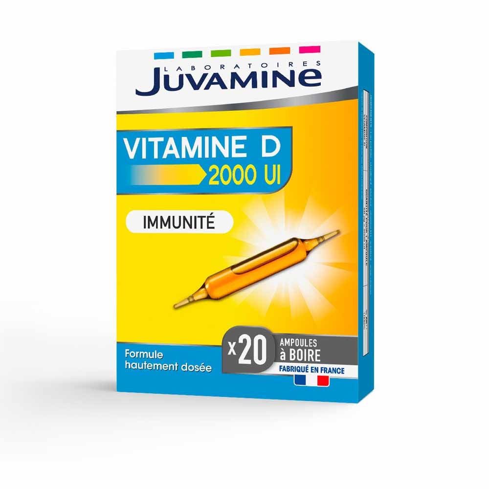 Juvamine Vitamina D 2000 UI Immunea 20 ampollas de 10 ml