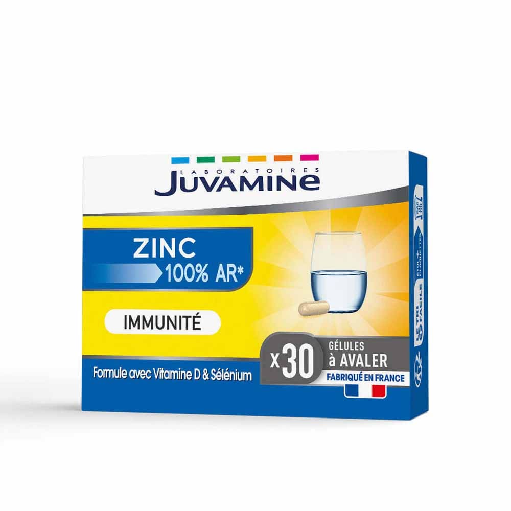 Juvamine Zinc 100% AR* Immunea 30 cápsulas