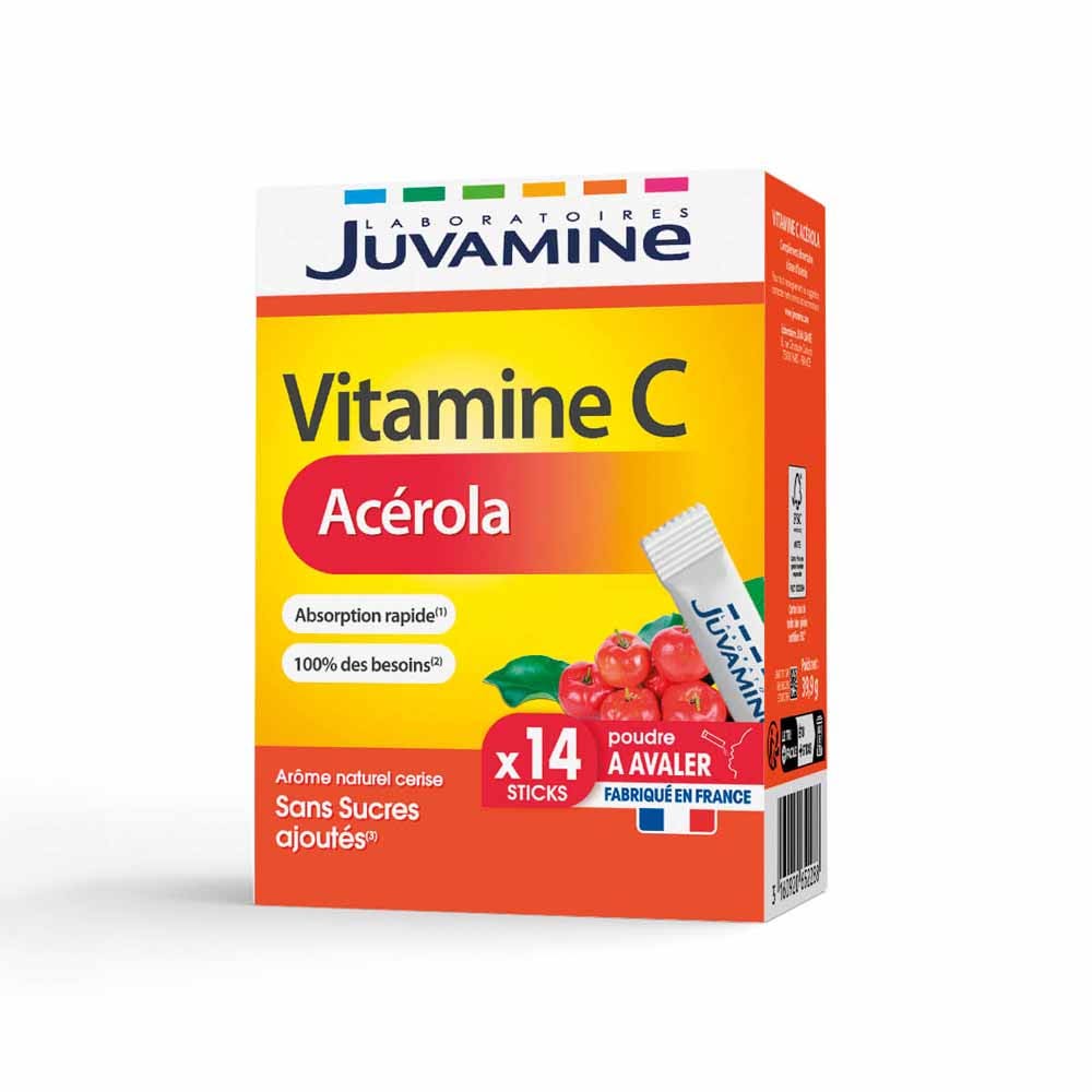 Juvamine Vitamina C acerola 14 sticks