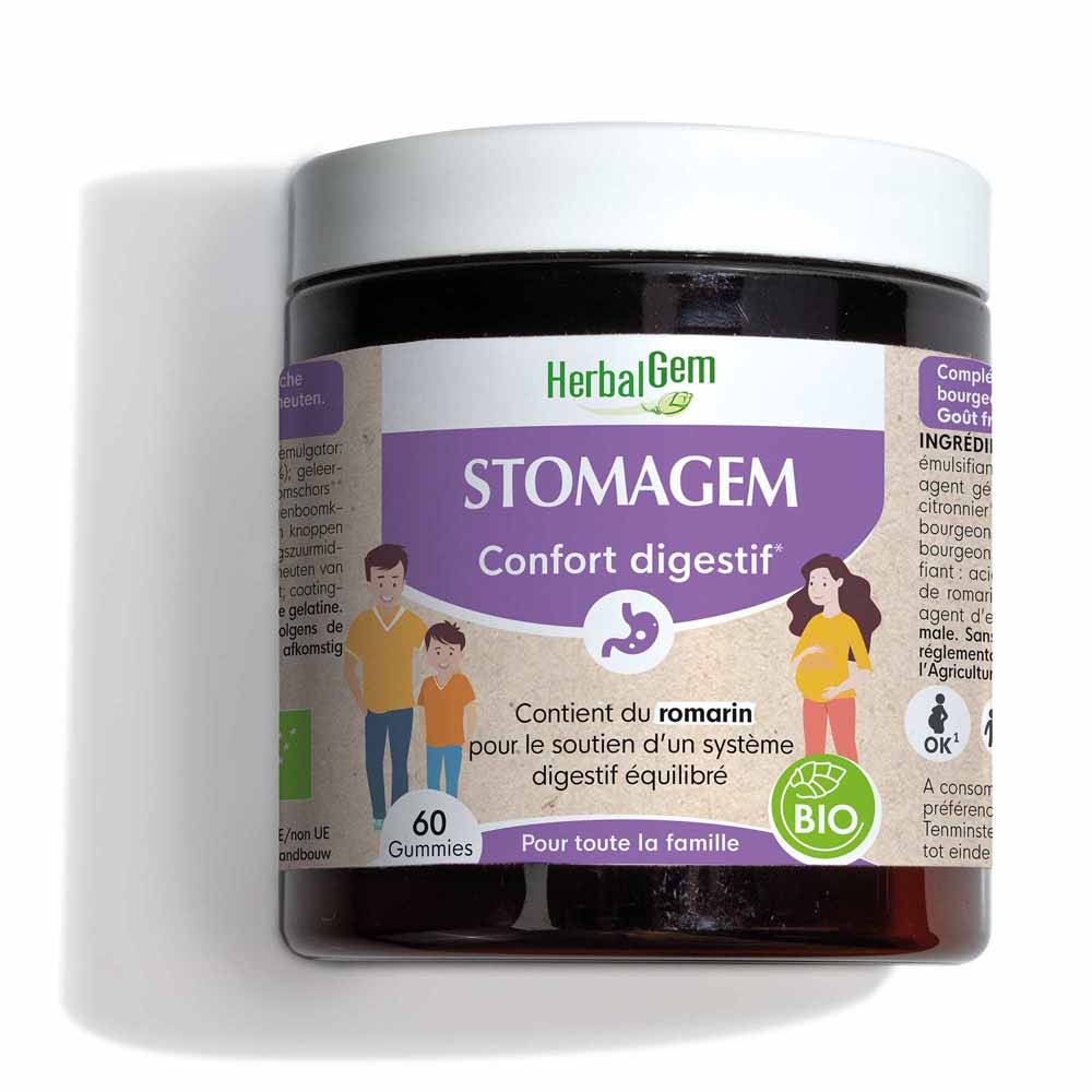 Herbalgem Stomagem Confort digestivo bio 60 gominolas